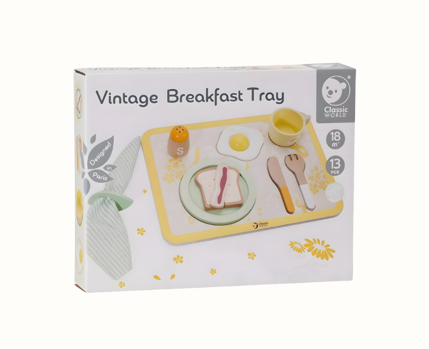 Classic World Vintage Breakfast Tray Set