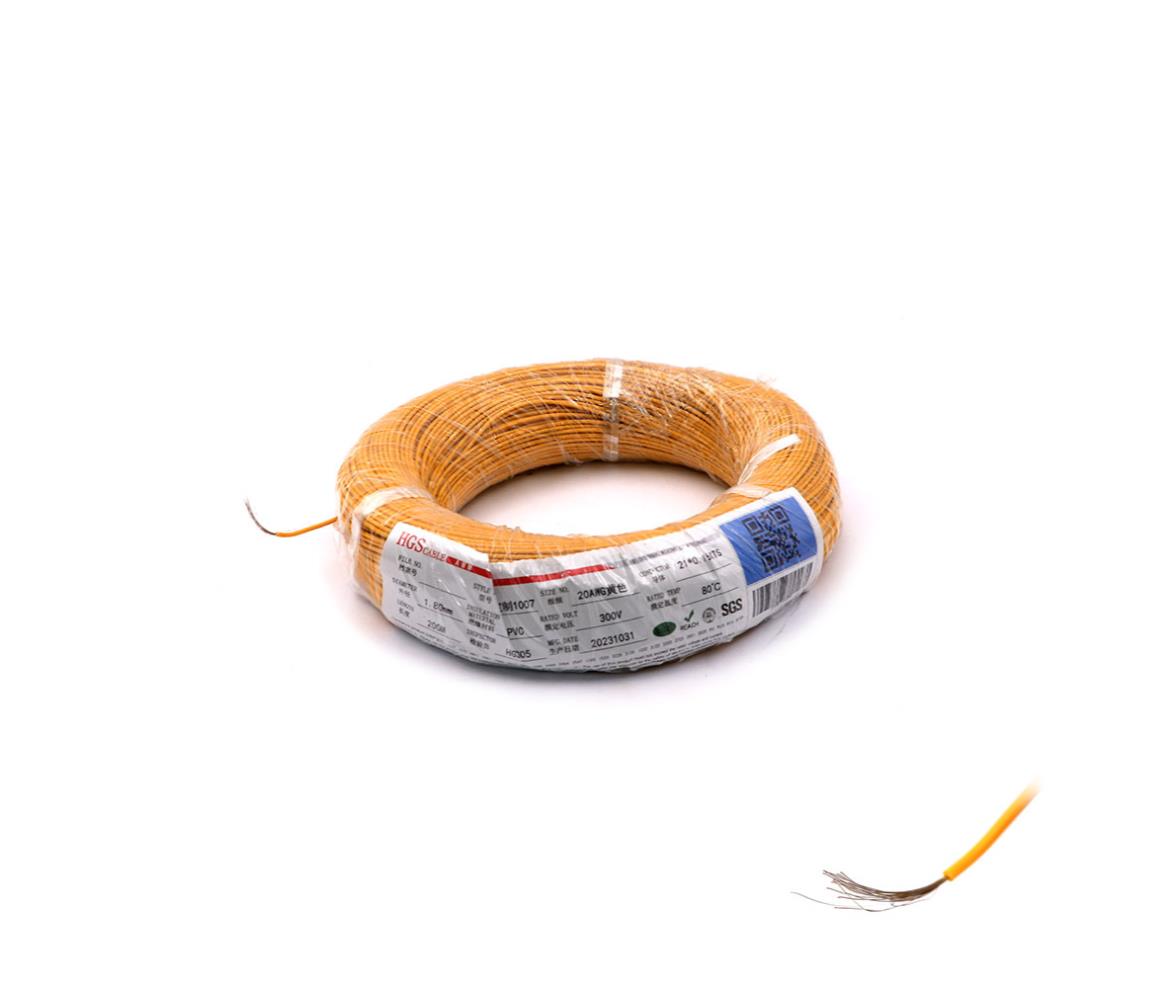 Single Core Copper Wire 1.80mm x 200m Yellow
