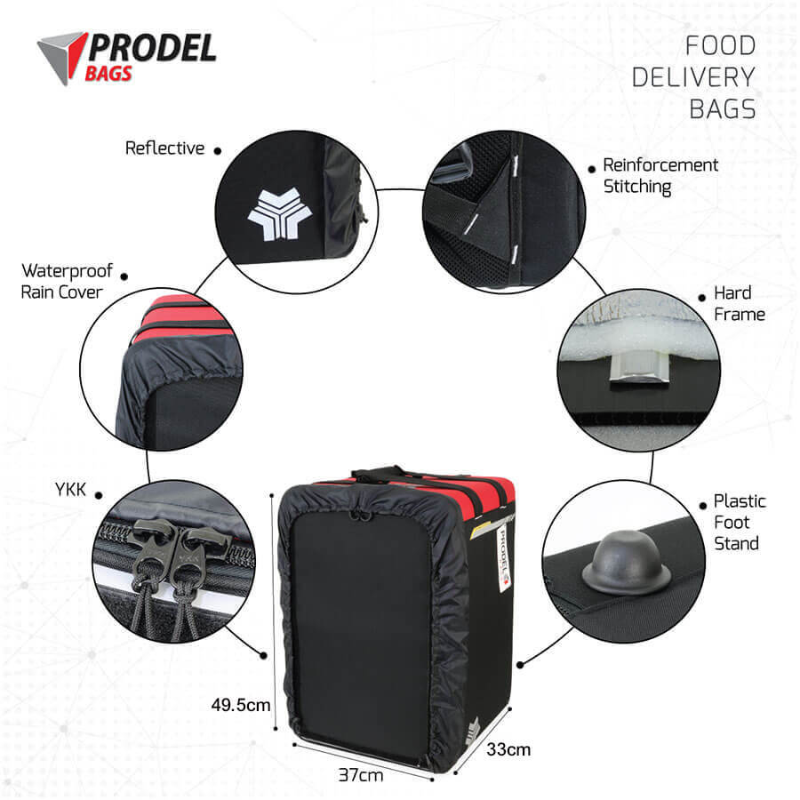 PRODEL Delivery Backpack BYK 33 Black