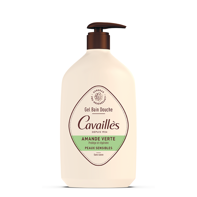 Cavailles Gel Surgras Bain Et Douche Amande Verte 400ml