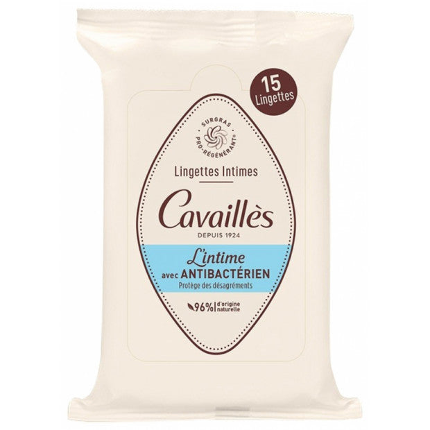 Cavailles Soin Intime Lingettes Avec Antibacterien