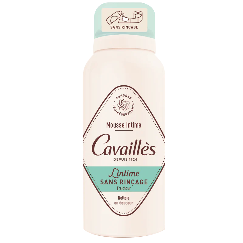 Cavailles Soin Intime Mousse Intime Sans Rincage Fraicheur 100ml
