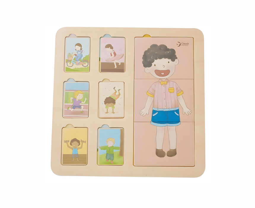 Classic World 3 Layer Body Puzzle