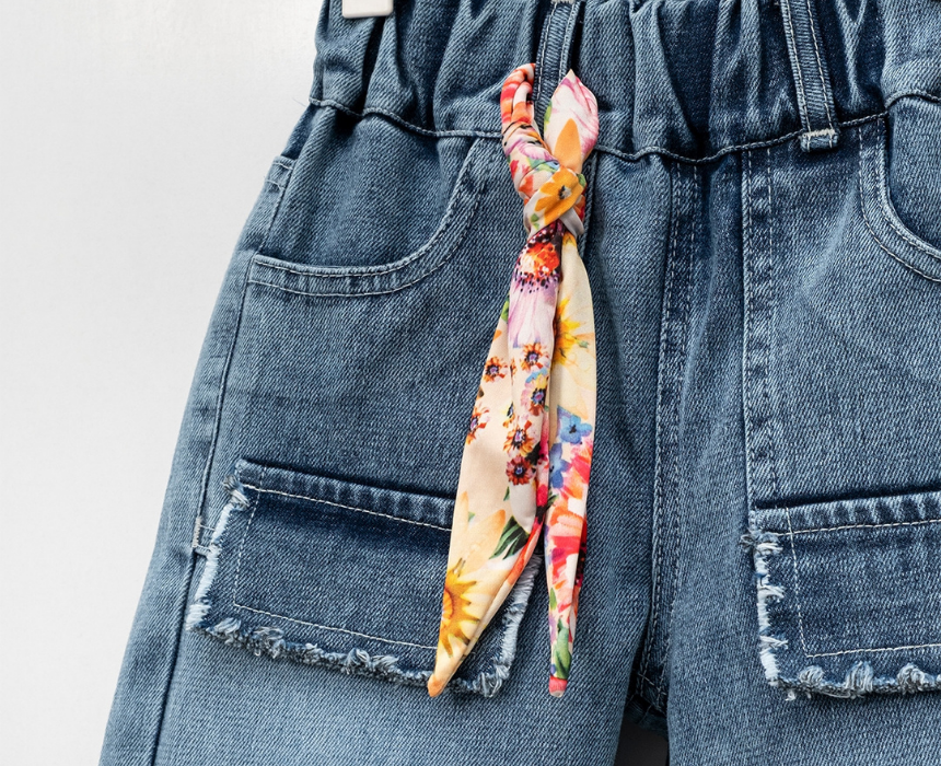 Girls Child Pocket Detail Pants