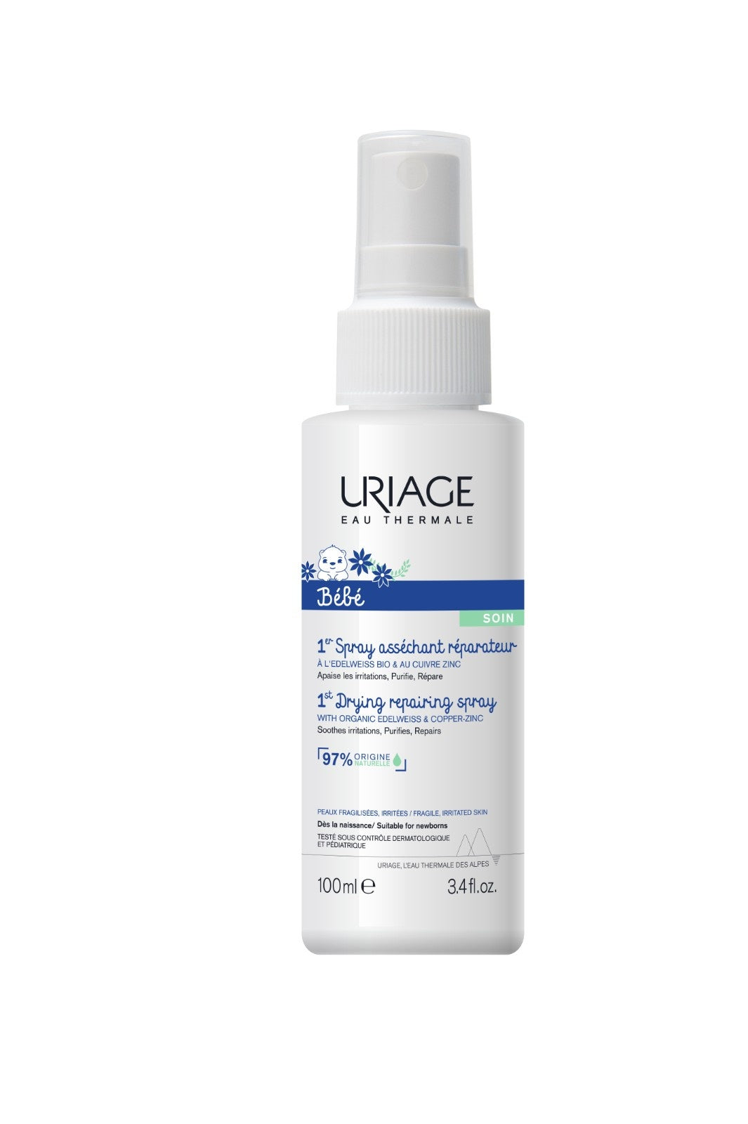 Uriage BÉBÉ 1st Drying Repairing Spray