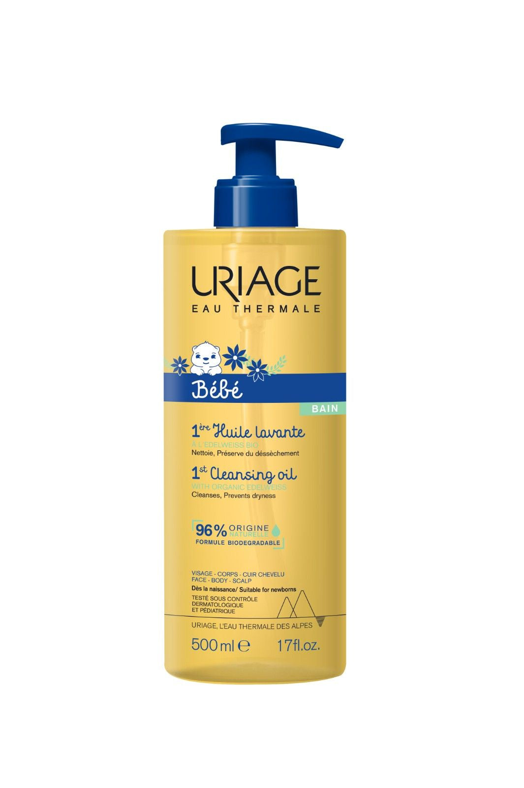 Uriage BÉBÉ 1st Cleansing Soothing Oil