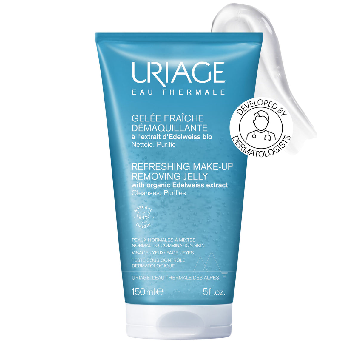 Uriage HYGIÈNE Refreshing Make-Up Removing Jelly