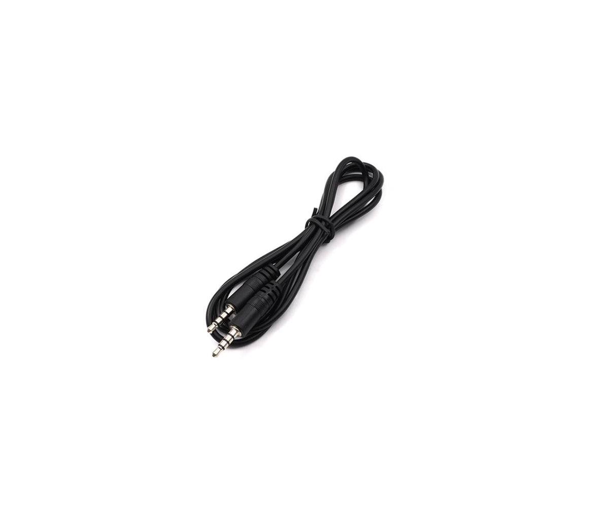 Audio Cable Jack Stereo & Microphone 3.5mm Male to Male 1m