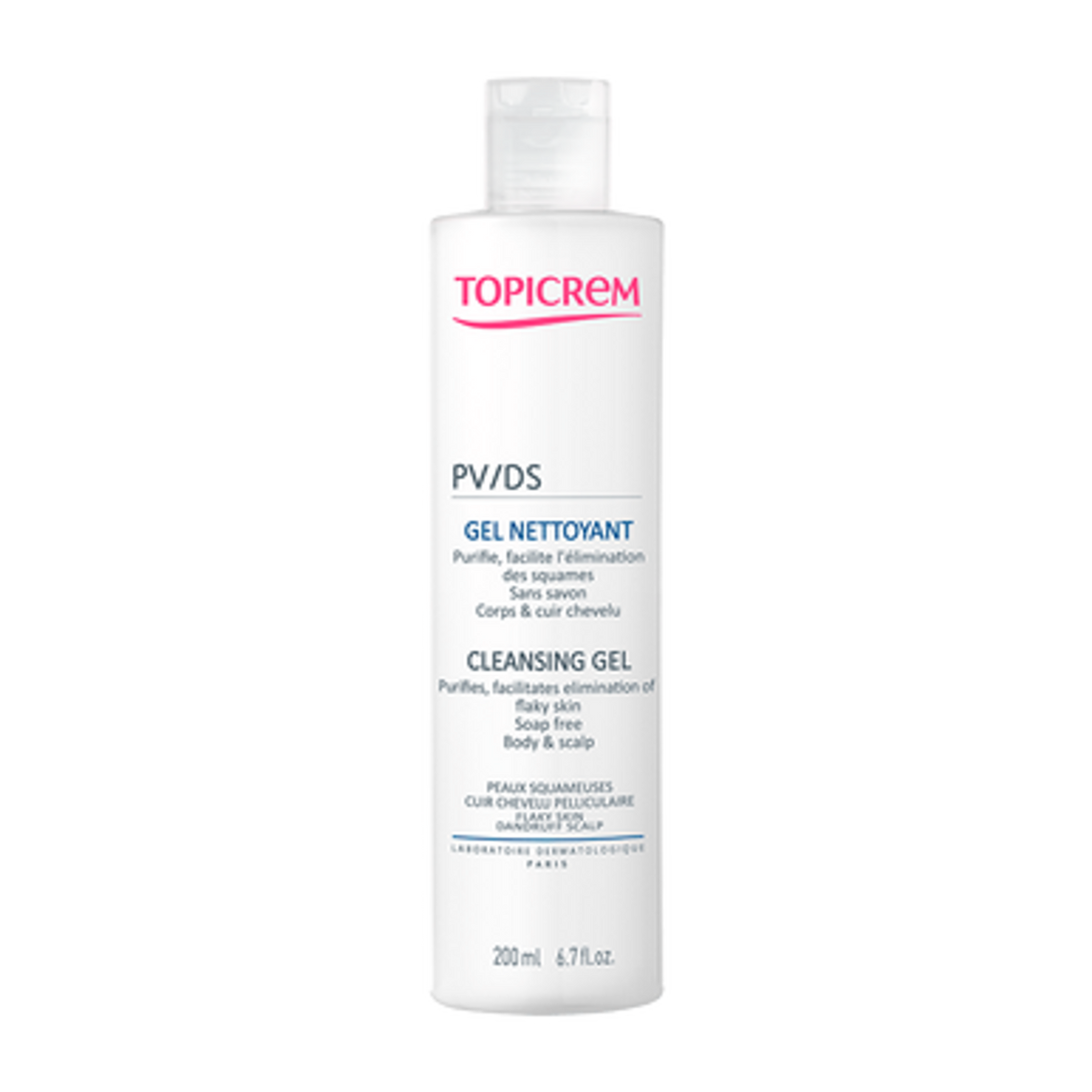Topicrem PV/DS Cleansing Gel 200 ml