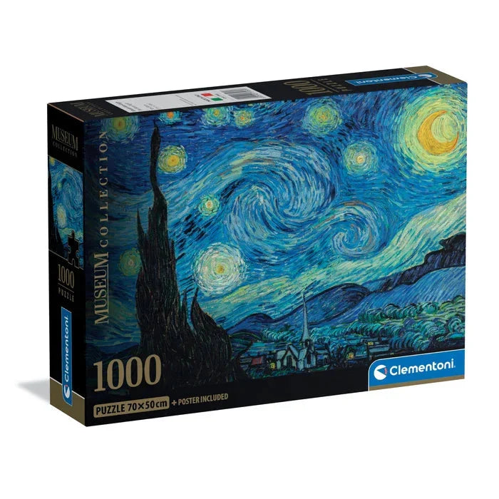 The Starry Night - 1000 pieces adults puzzle The Starry Night - 1000 pieces The Starry Night - 1000 pieces CLEMENTONI