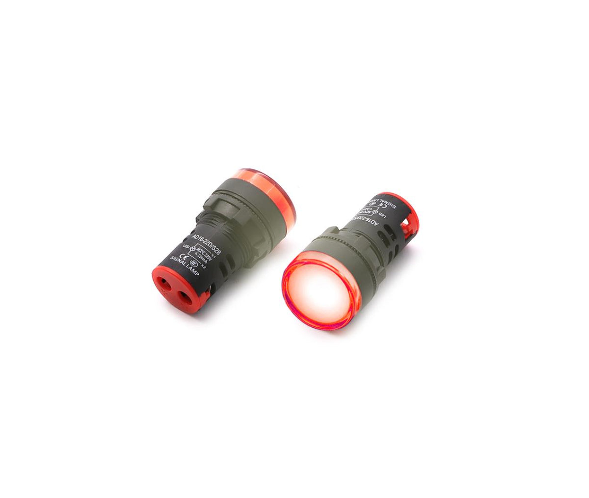 LED Indicator - 220V - 29mm - 22mm - Red - AD16-22DS