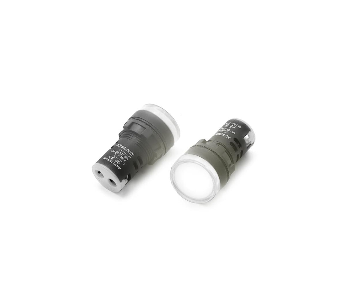 LED Indicator - 220V - 29mm - 22mm - White - AD16-22DS