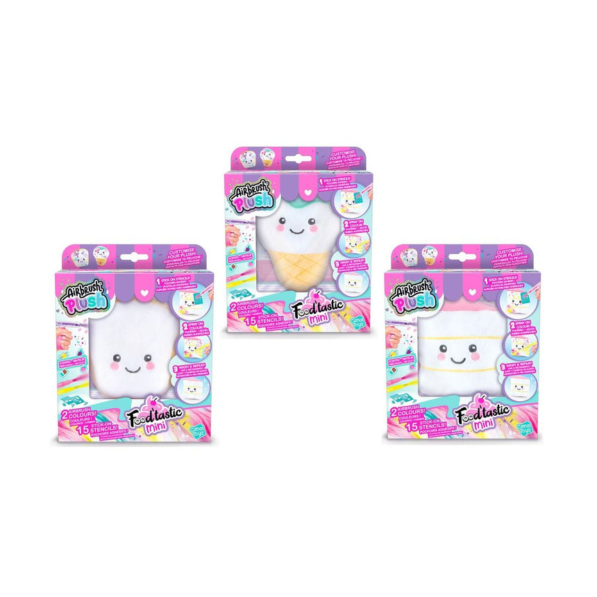 Canal Toys Airbrush Plush Food’tastic Mini by Canal Toys