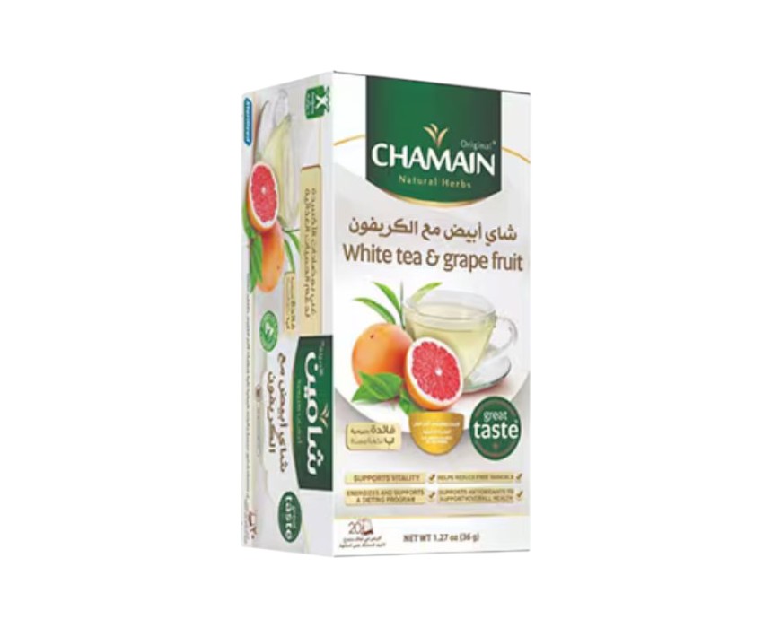 Chamain White Tea & Grape Fruit 20 Bags