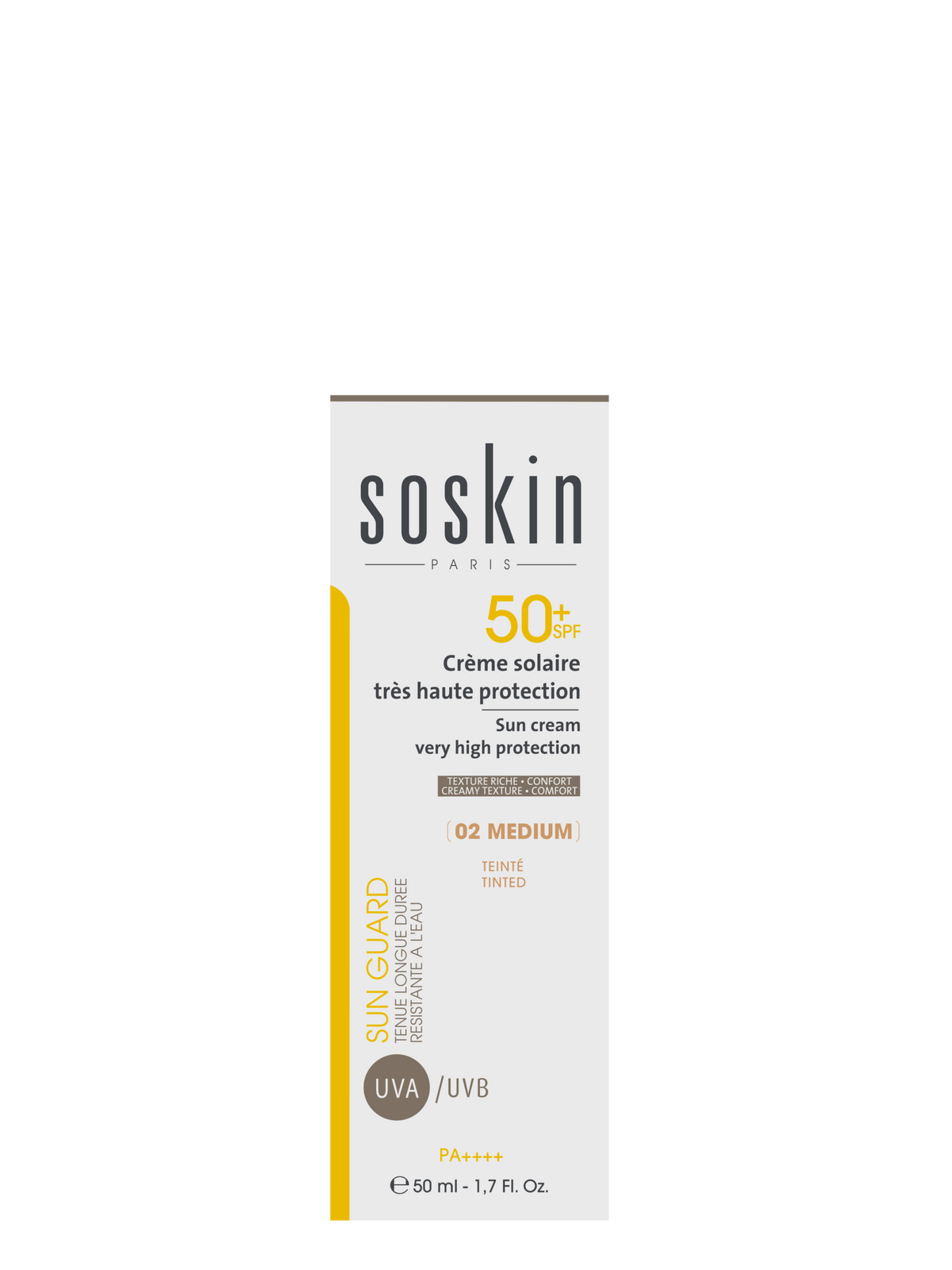 Soskin Tinted Sunscreen SPF50+ 02