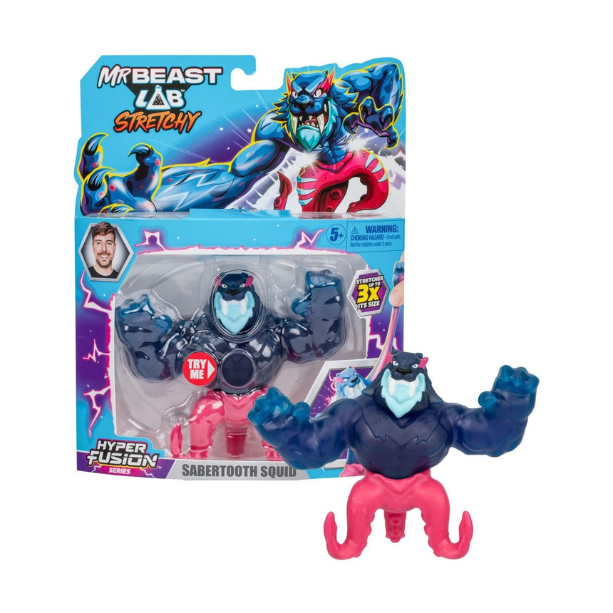 Mr Beast Lab Hyper Fusion Sabertooth Squid by Moose Toys