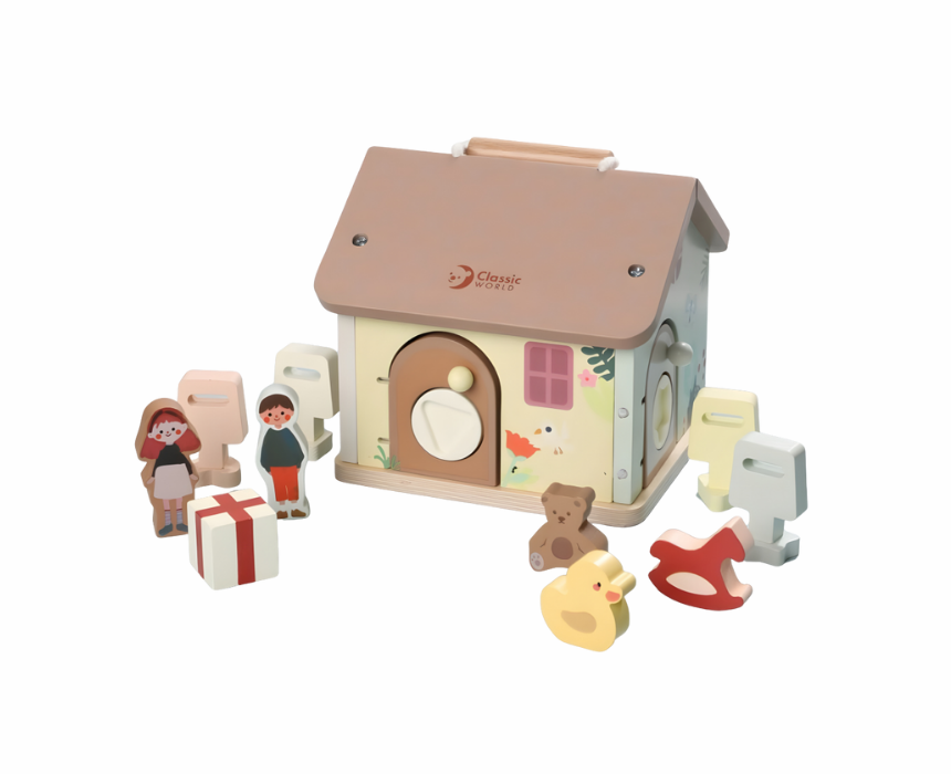 Classic World Locking Door Shape Sorting Toy