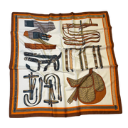 Harnachement Scarf Equestrian-Inspired 90x90 cm