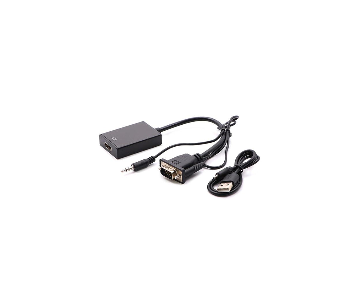 VGA & 3.5mm Audio to HDMI Female Converter 0.15m