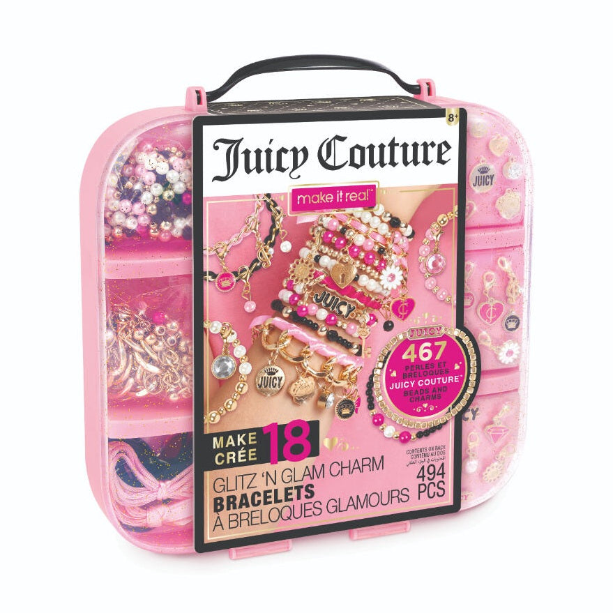 Make It Real Juicy Couture Glitz ‘N Glam Charm Bracelets DIY Kit by MAKE IT REAL