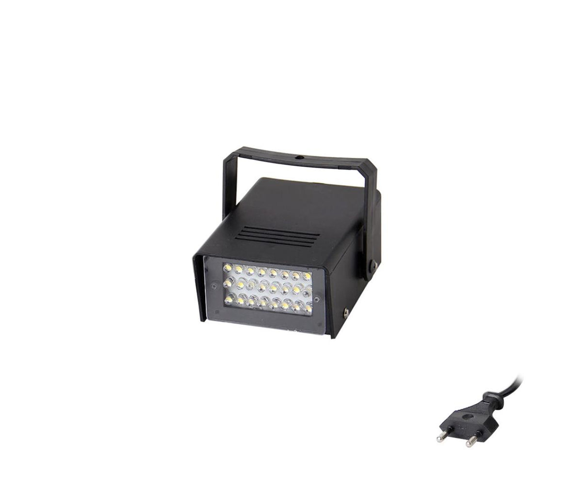 Flasher - 220V AC 10W - 24x LED - Strobe - White