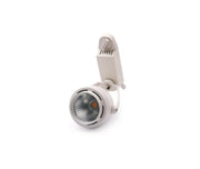LED Rail Lamp - Round - 220V AC 7W - Warm White - White Frame - COB