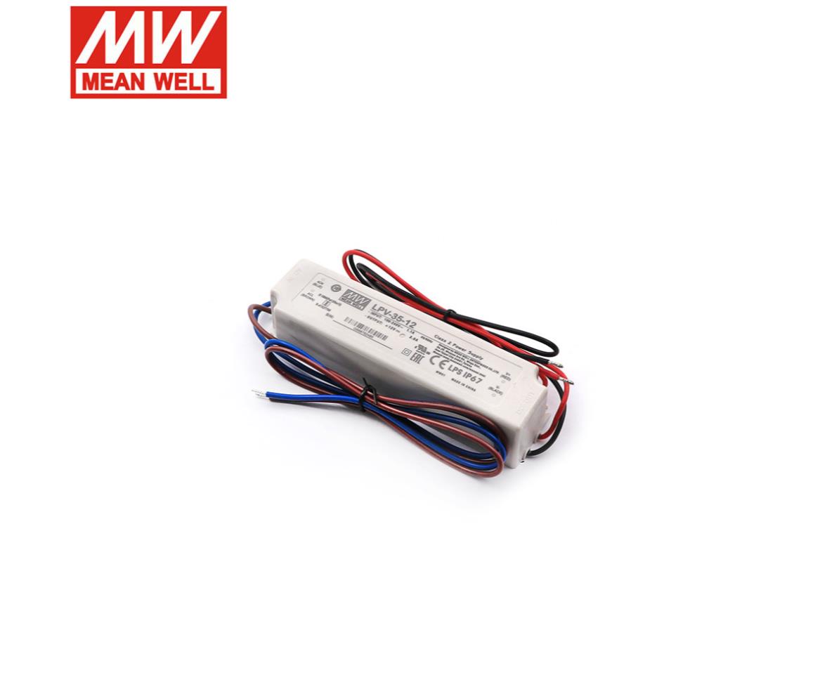 Mean Well SMPS Power Supply Waterproof 12V 35W 3A