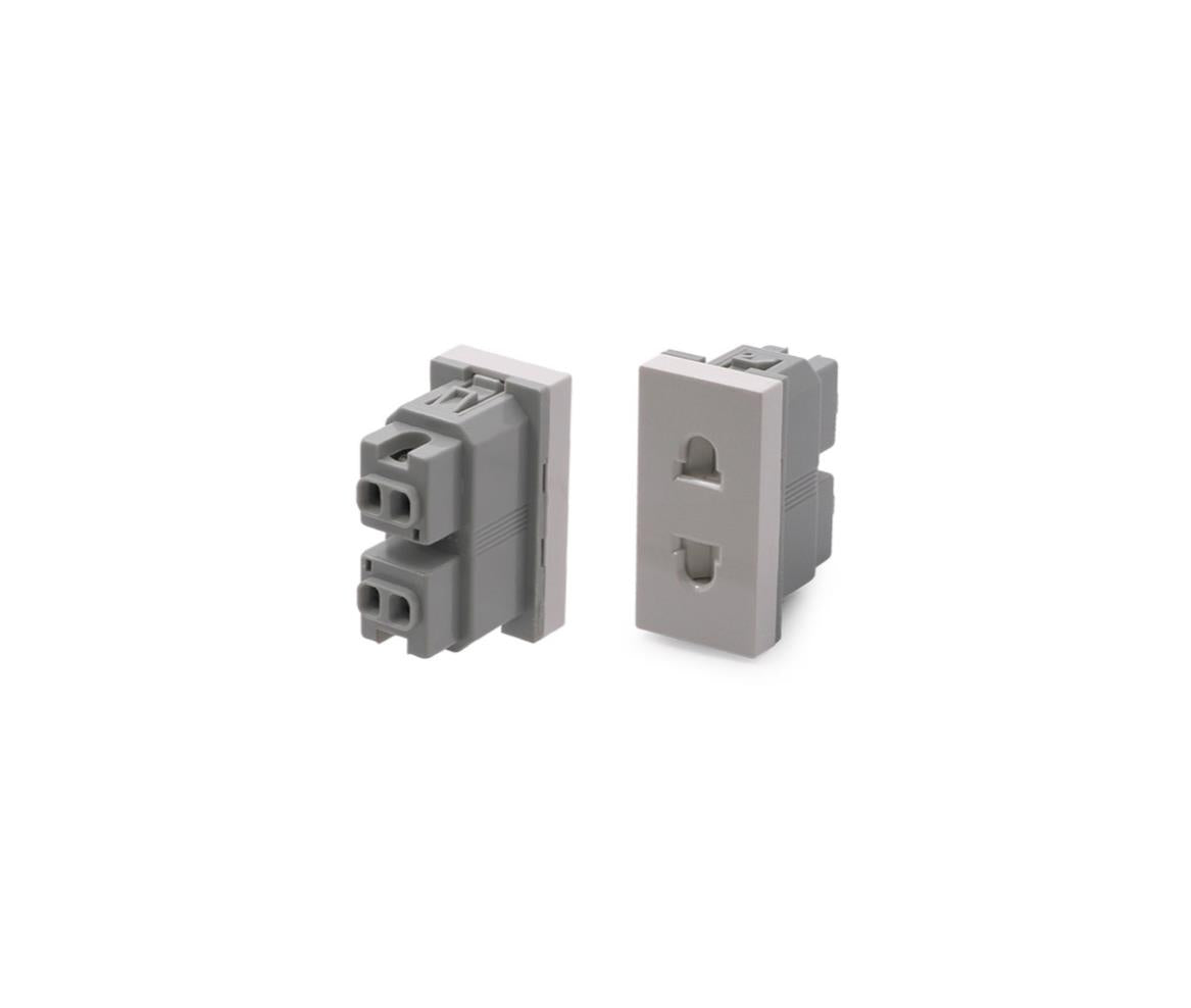 Wall Plate Module EU Plug Rectangle 250V