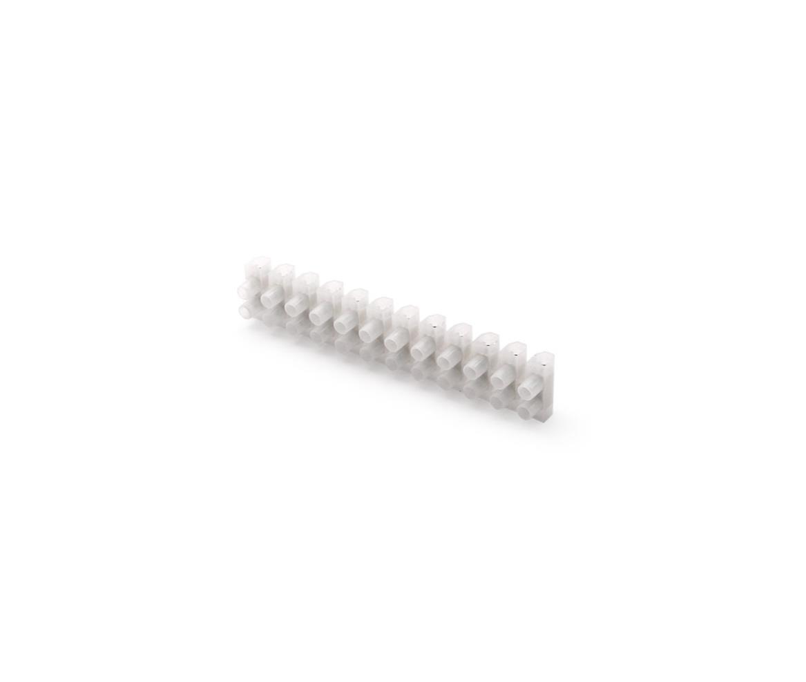 Barrier Terminal Block 10mm 12-Way White