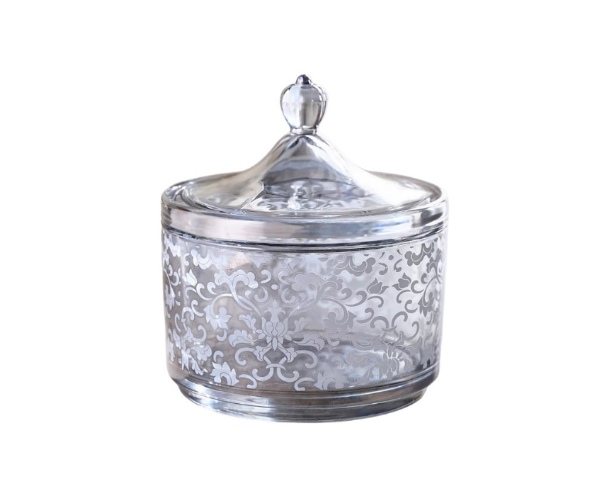 Glass Sugar Pot