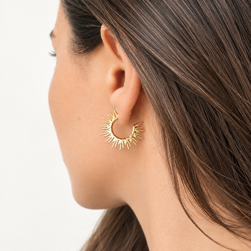 Sun Ray Set Gold - 2 Pieces