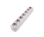 Power Strip - 6 Outlet EU - 16A - Switch - Makel