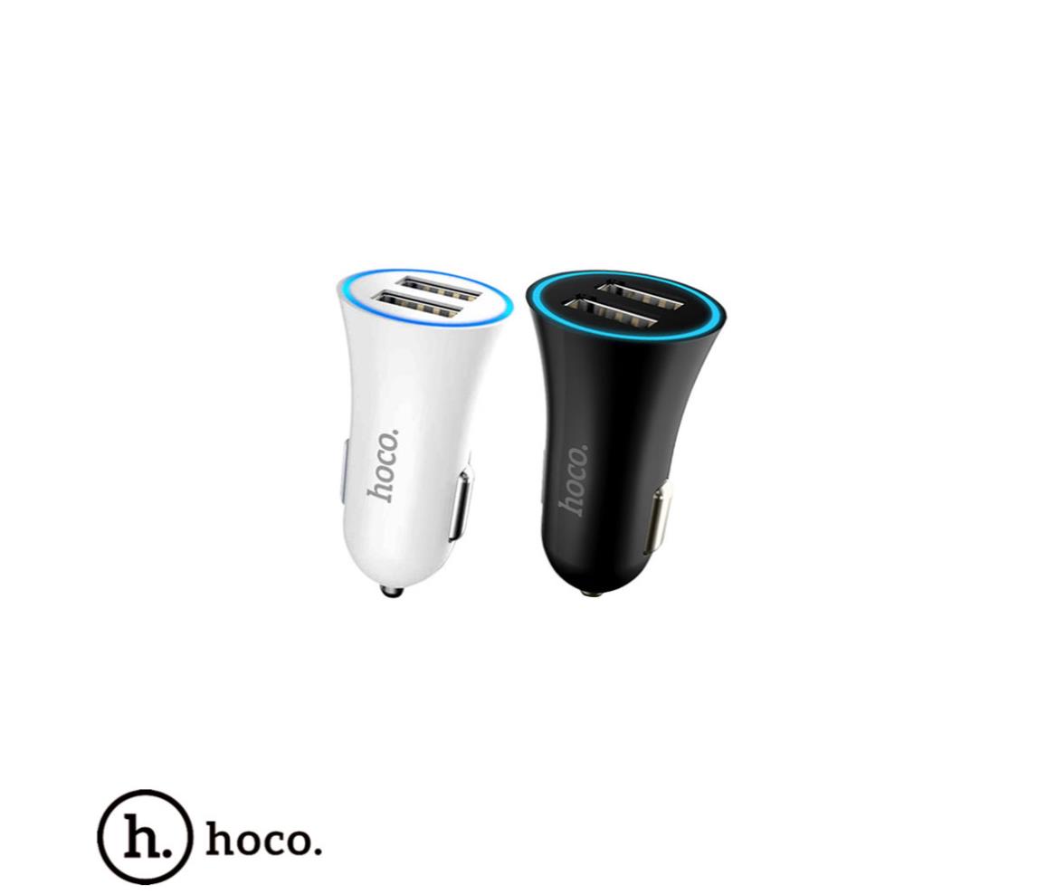 Mobile Car Charger - 2x USB-A - Hoco UC204