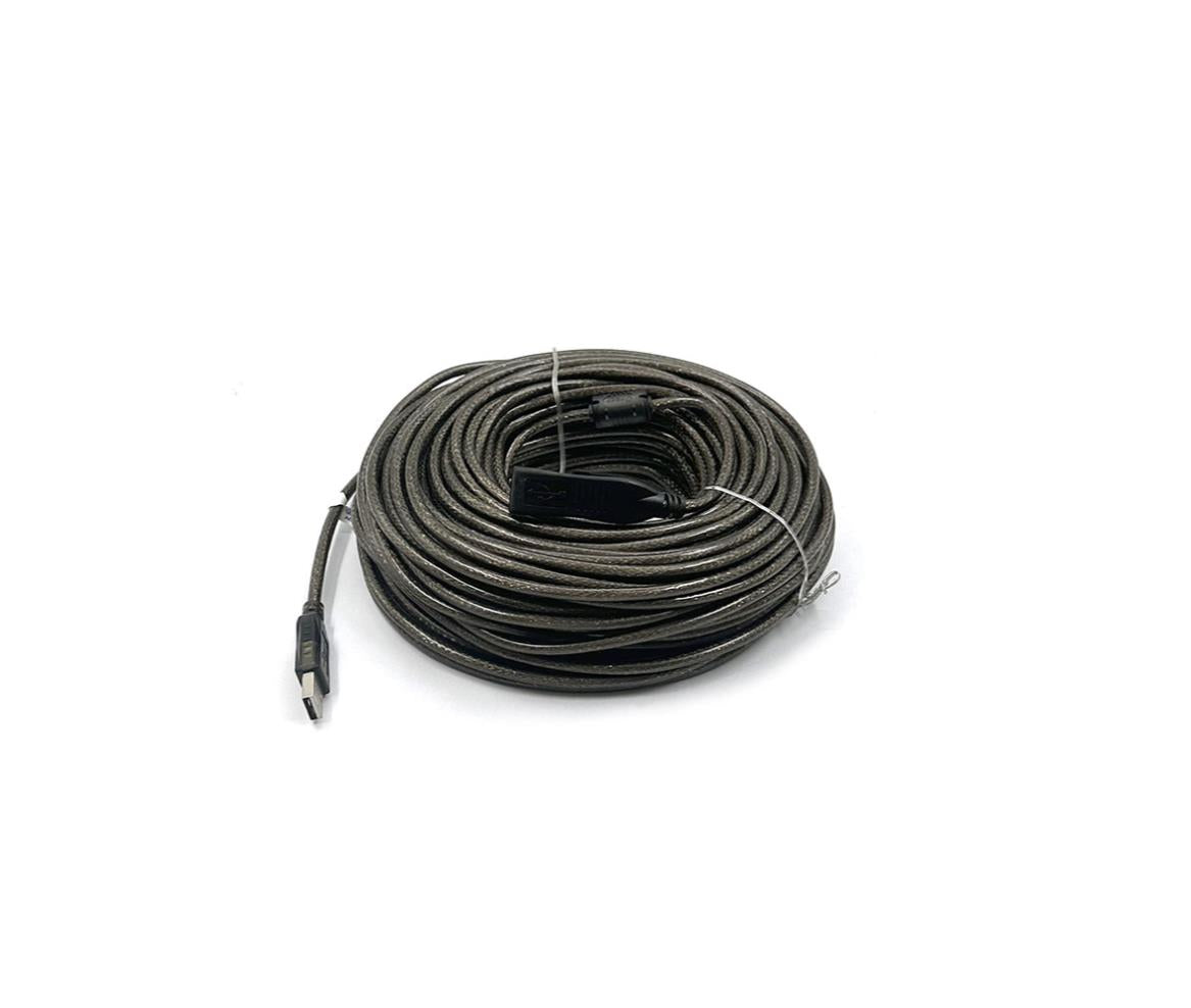 Data Cable USB 2.0 A Male - A Female 30M With Power
