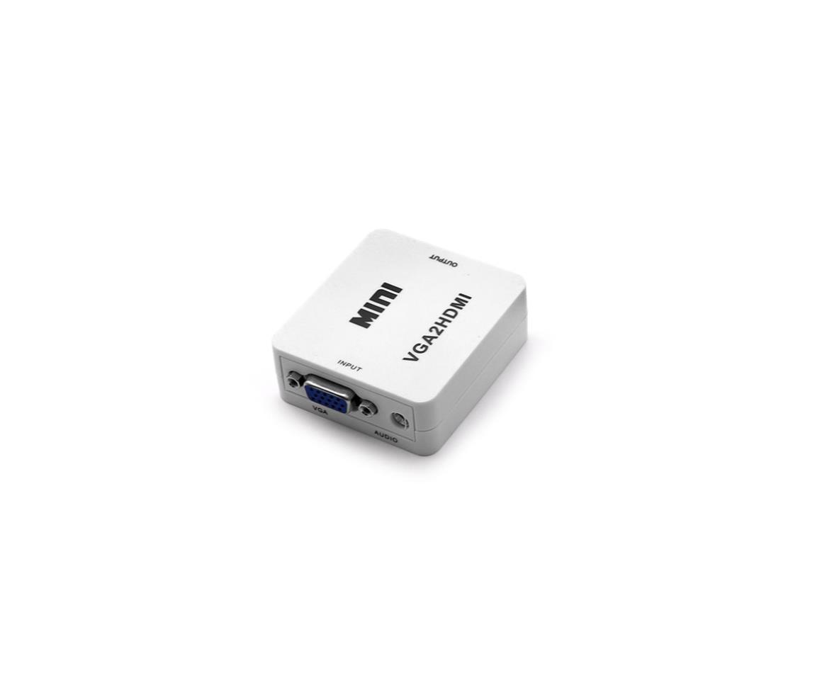 Audio Video Converter VGA & Audio - HDMI Mini
