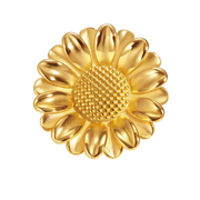 Marguerite Dorée Stainless Steel Pin