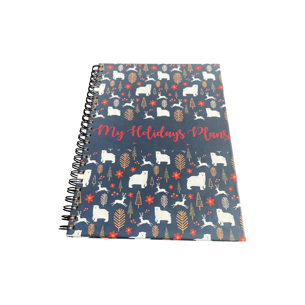 Hardcover Notebook: My Holiday Plans