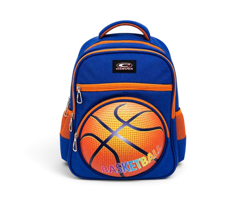 Genova 3D Kids' Classic Backpack Basket-Ball