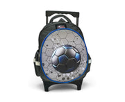 Genova 3D Kids' Mini Backpack Trolley FootBall