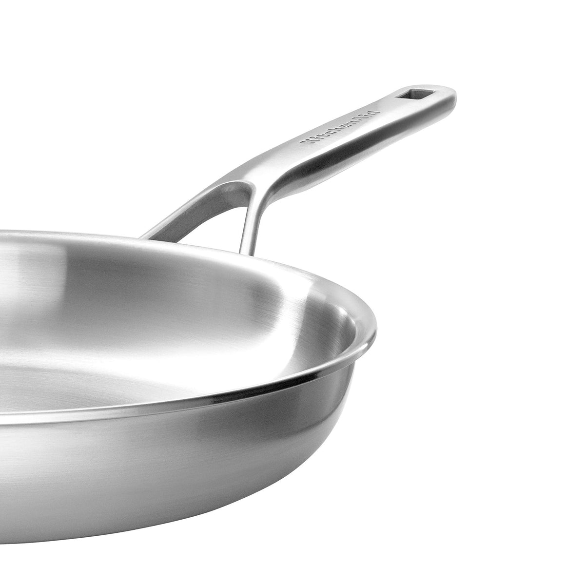 Frying Pan, Stainless Steel, 3 Ply Frying Pan Frying Pan, Stainless Steel, 3 Ply Frying Pan, Stainless Steel, 3 Ply KitchenAid