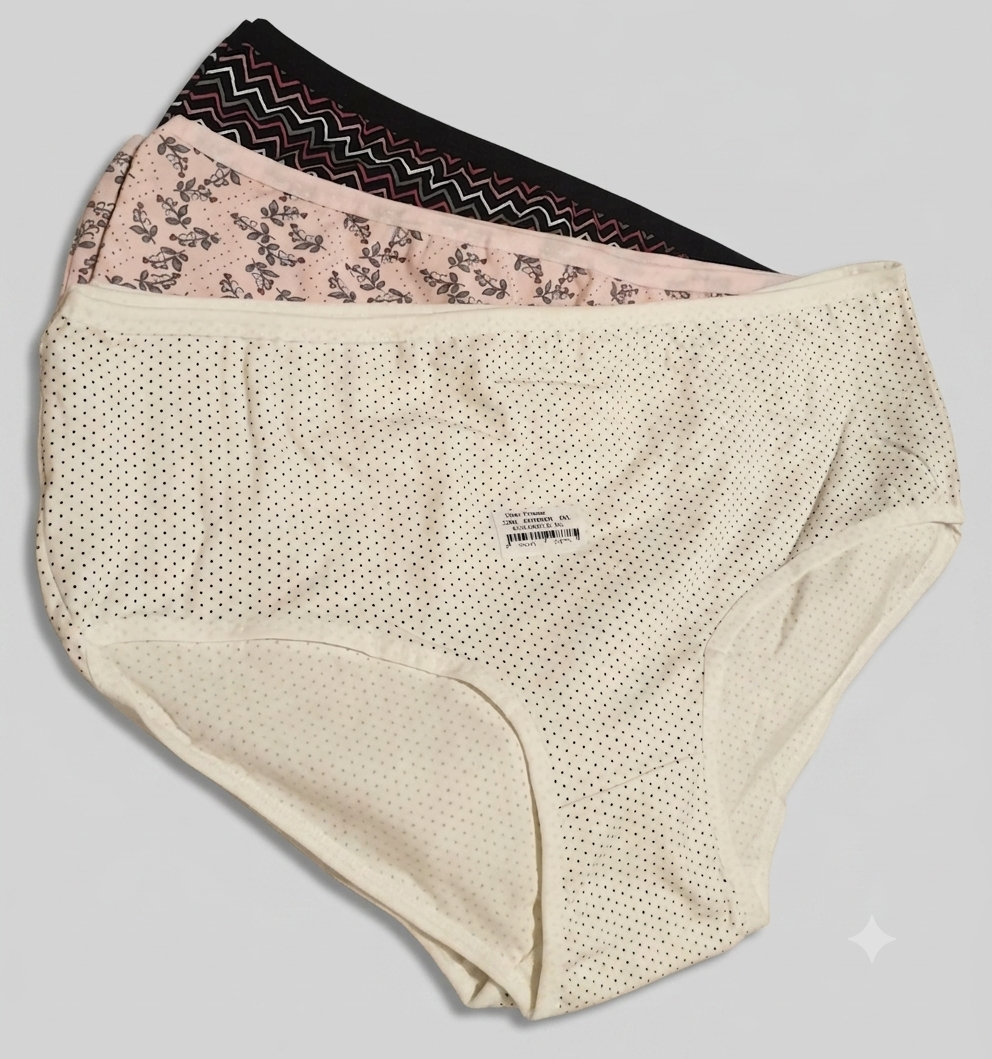 Pinky Promise Women's Printed Slip Underwear 3XL