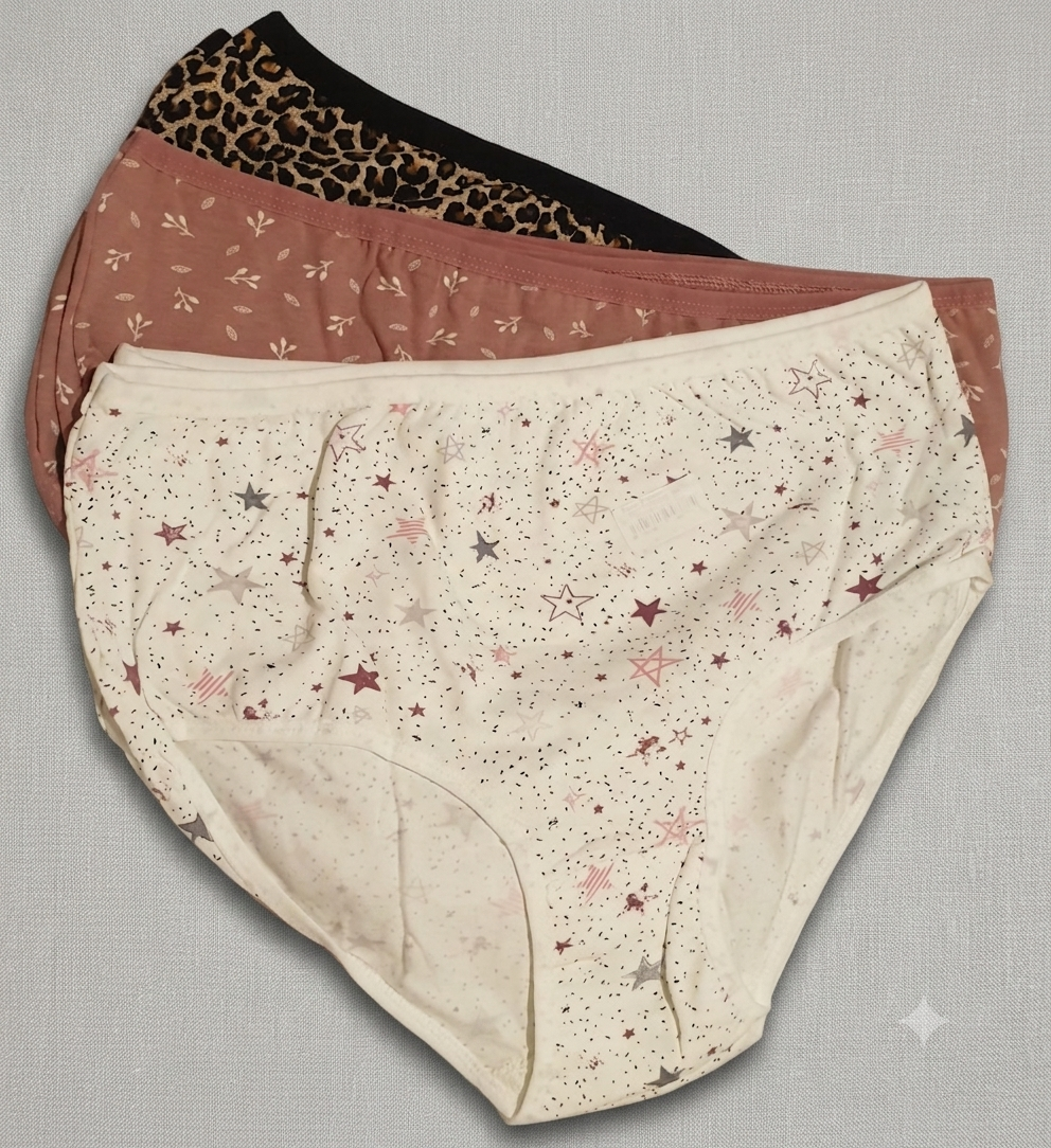 Pinky Promise Women's Printed Slip Underwear 3XL