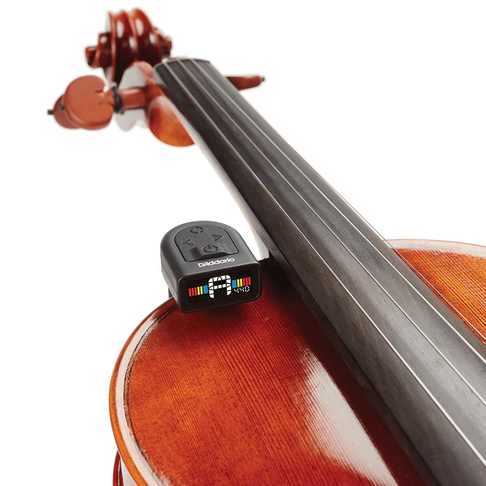 D'Addario Micro Violin Chromatic Tuner with Violin Mount PW-CT-14