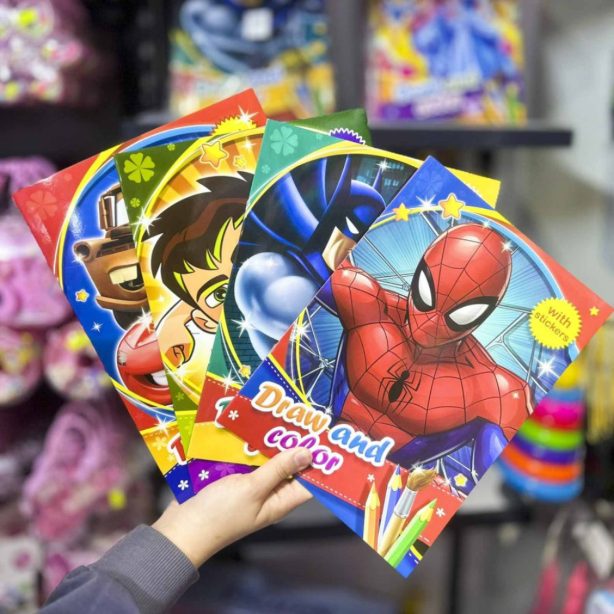 Sticker And Coloring Book