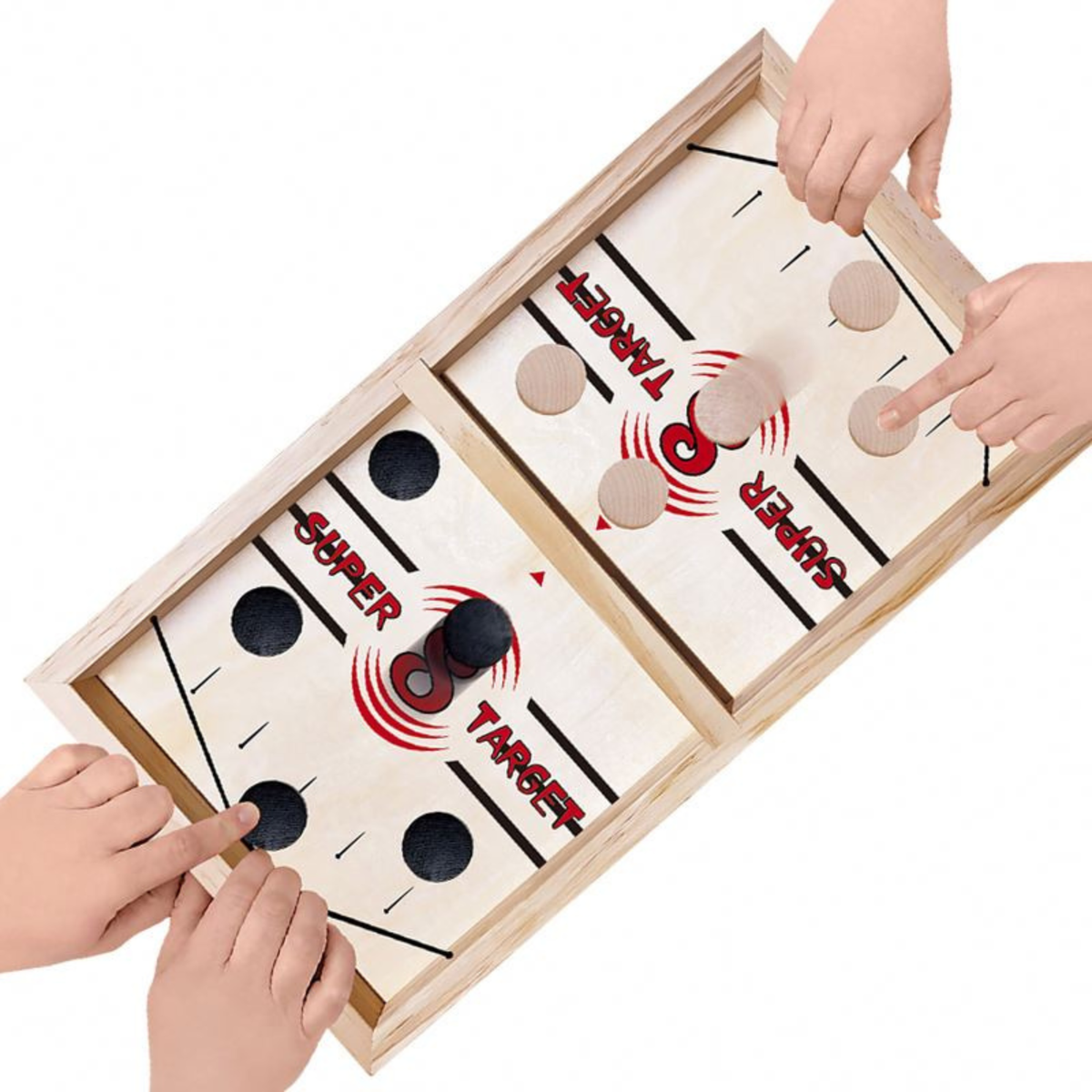 Wooden Hockey Battle Game