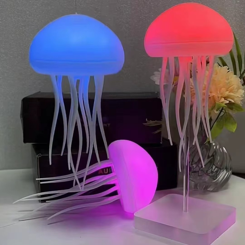 Moving Jellyfish Lamp