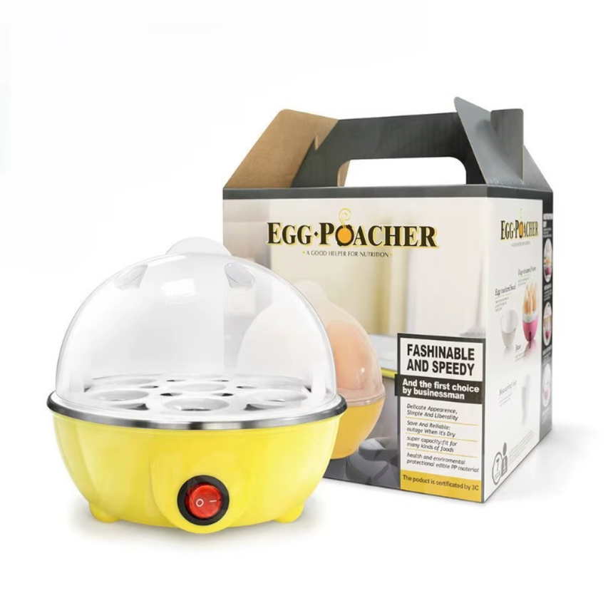 Electric Egg Cooker And Boiler With Steamer