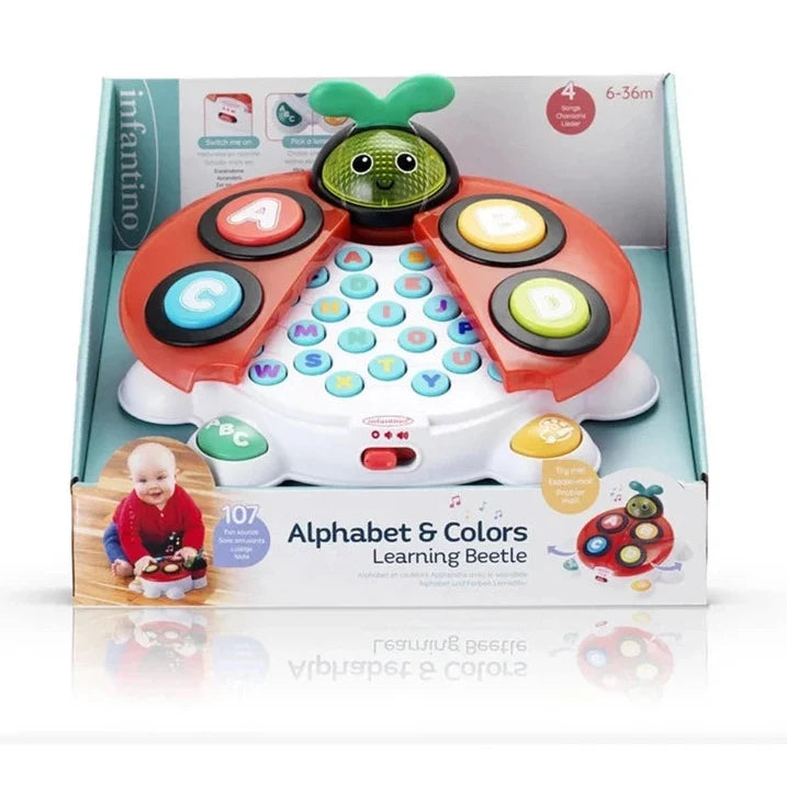 Infantino Alphabet & Colors Learning Beetle by Blue Box Kids