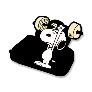 Snoopy 3D Motion Sticker
