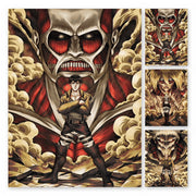 Attack On Titan Titans 3D Lenticular Poster 29.5x39.5cm - Nakama Lebanon